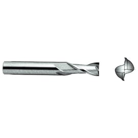 Fraise à rainurer 2D 402 carbure angle d'hélice 30° - 2 dents - diamètre 8 mm