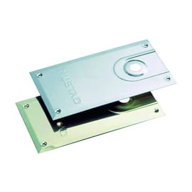 Plaque de recouvrement pour pivot de sol 8660 et 9260 inox brossé
