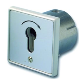 Contacteur à clé encastré 1 contact NO/NF