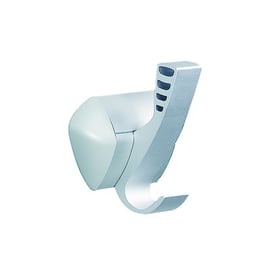 Patère 77 sur lice à fixer aluminium laqué blanc RAL9010