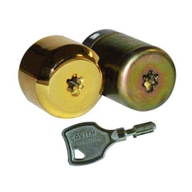 Jeu de cylindre rond IZIS laiton pour serrure CAVITH A2P**