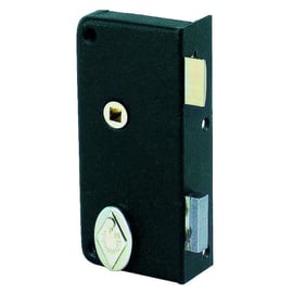 Serrure en applique extra-plate verticale à fouillot 4 gorges