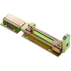 Verrou de box porte-cadenas 755 acier zingué tige plate
