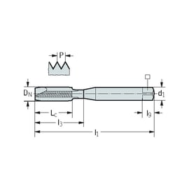 Taraud machine M2021305 forme B métrique