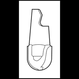 Fraise à copier à tête interchangeable MM carbure