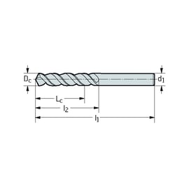 Foret monobloc A1149XPL HSS