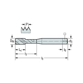 Taraud machine P20519 HSS-E