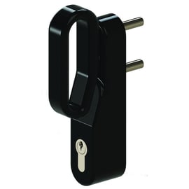 Module extérieur à poignée rotative pour antipanique - noir