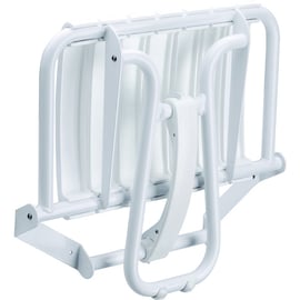 Siège de douche escamotable grande taille - blanc