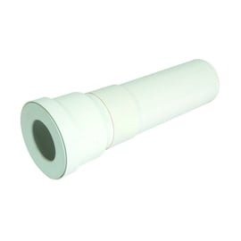 Pipe de WC longue droite - Diamètre : 100 mmm - Longueur : 400 mm