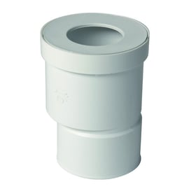 Pipe de WC droite excentrée