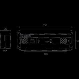 Niveau numérique de précision 360° - Avec sortie de données - Longueur : 15,24 mm