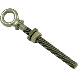 Piton à œil avec écrou BAI Inox AISI 316 - M6 x 60 mm