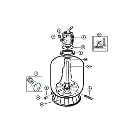 Filtre à sable piscine PRO SERIE TOP