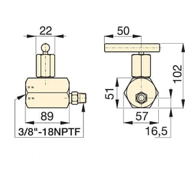 Clapet anti-retour V66 3/8"