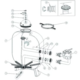 Filtre à sable piscine COLORADO