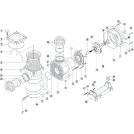 Pompe piscine HCP 4200 série 1450 triphasée - 8.70kW