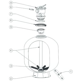 Filtre à sable piscine TAGELUS