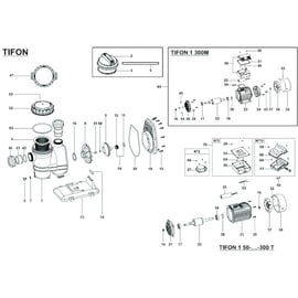 Pompe filtraton TIFON triphasée - 0.55kW