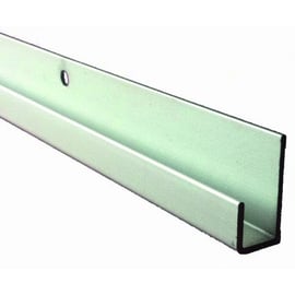 Rail de suspension pour cimaise 901  longueur 3000 mm prépercé argent