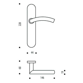 Ensemble sur grande plaque LINOX 494 inox