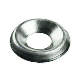 Rondelle Cuvette pleine Laiton chromé