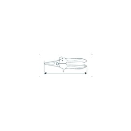 Cisaille coupe-tout - 190 mm