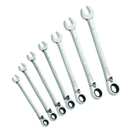 Clé mixte à cliquet chromé E117374