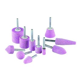 Meule sur tige INDUSTRIE 41A - forme A7 - diamètre 30 mm - Grain 36