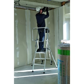 Plateforme individuelle pliante TANDEM 4 - 2 marches - hauteur de travail 2,52 mètres