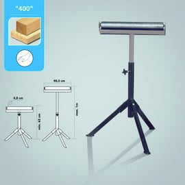 Servante d'atelier à rouleau sur trépied