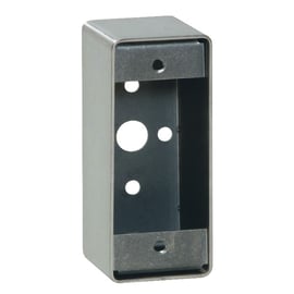 Boîtier rectangulaire en applique PBHI inox pour bouton poussoir