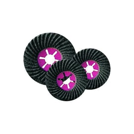Disque abrasif appliqué FIBREFLEX semi-flexible - plat