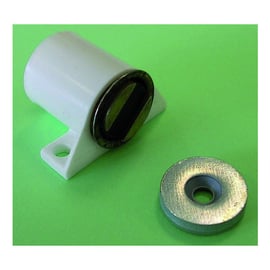 Loqueteau magnétique compact rond en applique CF 12 5W