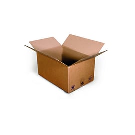 Caisse américaine simple cannelure 200 x 200 x 200 mm