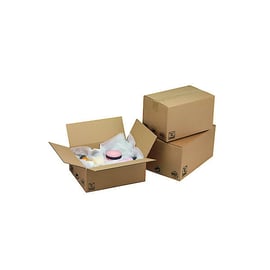 Caisse américaine simple cannelure 200 x 200 x 200 mm