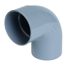 Coude PVC 87°30 mâle-femelle - 75 mm