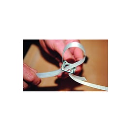 Boucle en acier galvanisé pour feuillards de 19 mm