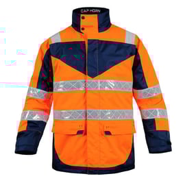 Veste haute visibilité CAP HORN 2 orange/bleue