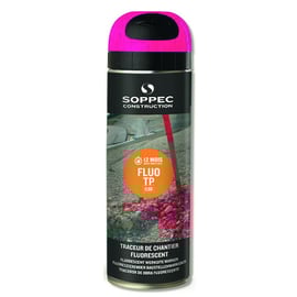 Traceur de chantier FLUO TP - cerise - 500 mL