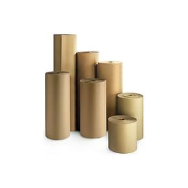 Carton ondulé simple face d'épaisseur 4 mm