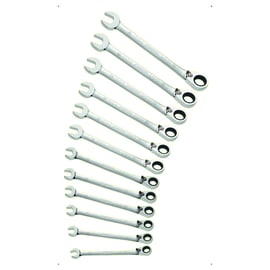 Rack de 12 clés mixtes à cliquet de 8 à 19 mm E111106