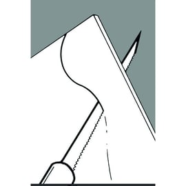 Kit poignée et lames de scie interchangeables 3 en 1