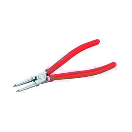 Pince à circlips intérieurs à becs droits chromés mats