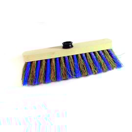 Balai coco zébré à visser - 29 cm