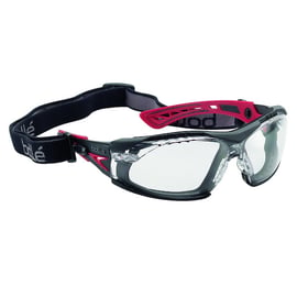 Lunettes 2 en 1 RUSH - incolore - rouge, noir