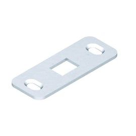 Gâche basse inox DS6358 pour verrou à plaquer DANAOS diamètre 10 mm