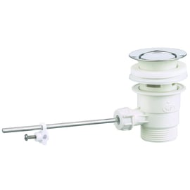 Bonde lavabo à clapet tirette horizontale