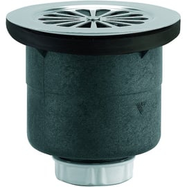 Bonde de receveur de douche Ø 90mm à grille sortie verticale