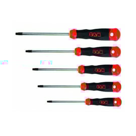 Jeu de 5 tournevis Torx® T10-T40 avec manche bimatière